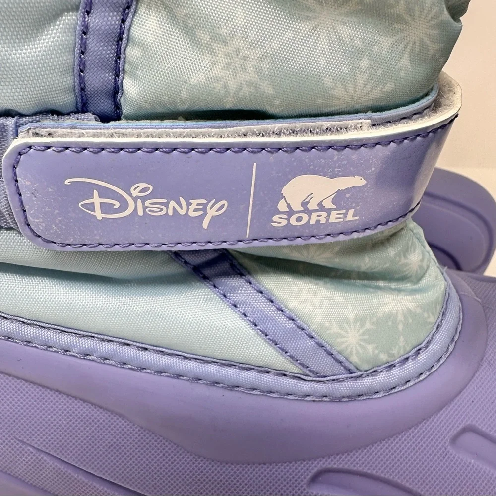Sorel NWT Disney Frozen Elsa Boots Purple Youth Size 6